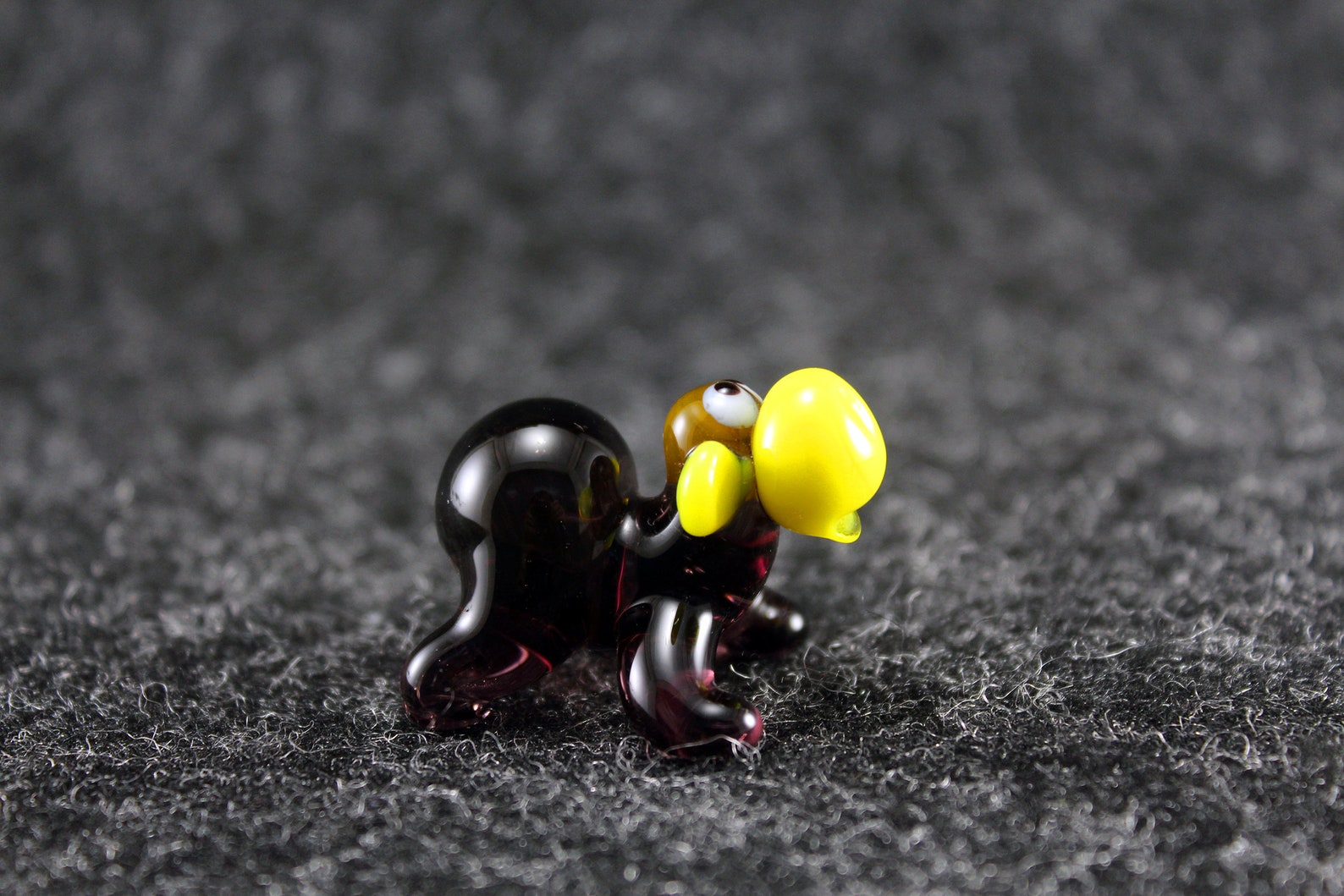 Glass Monkey Glass Figurine Monkey Figurine Glass Figurine Etsy