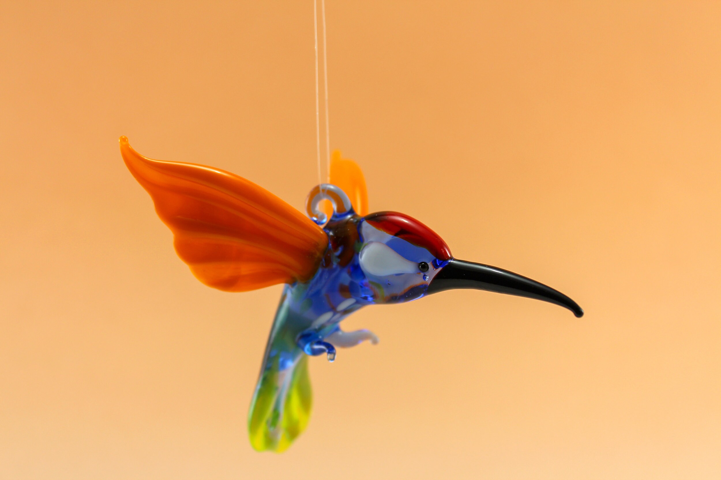 Flying Birds Glass Bird Art Glass Etsy