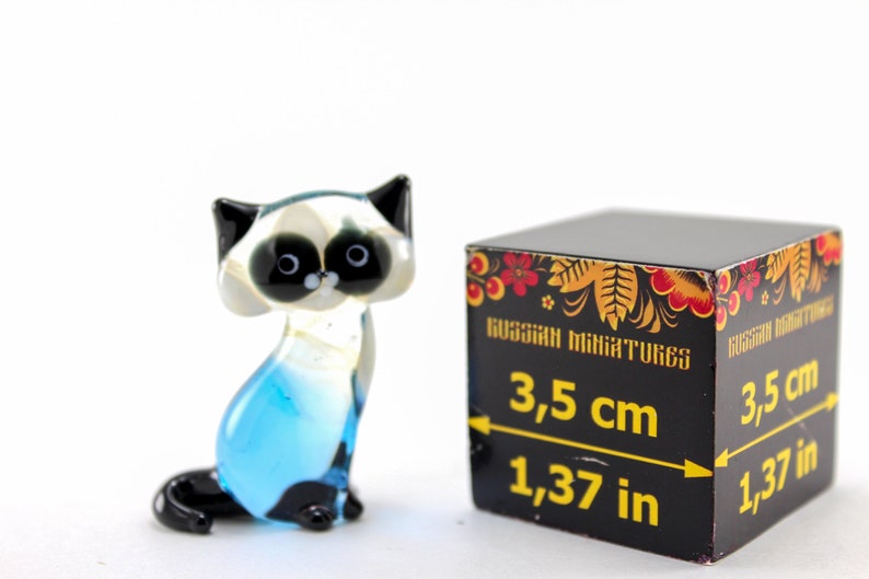 Glass Cat Figurine Glass Cat Glass Animal Sculpture Glass Figurine Glass Figure Glass Animals Glass Figurines Glass Figures Cat