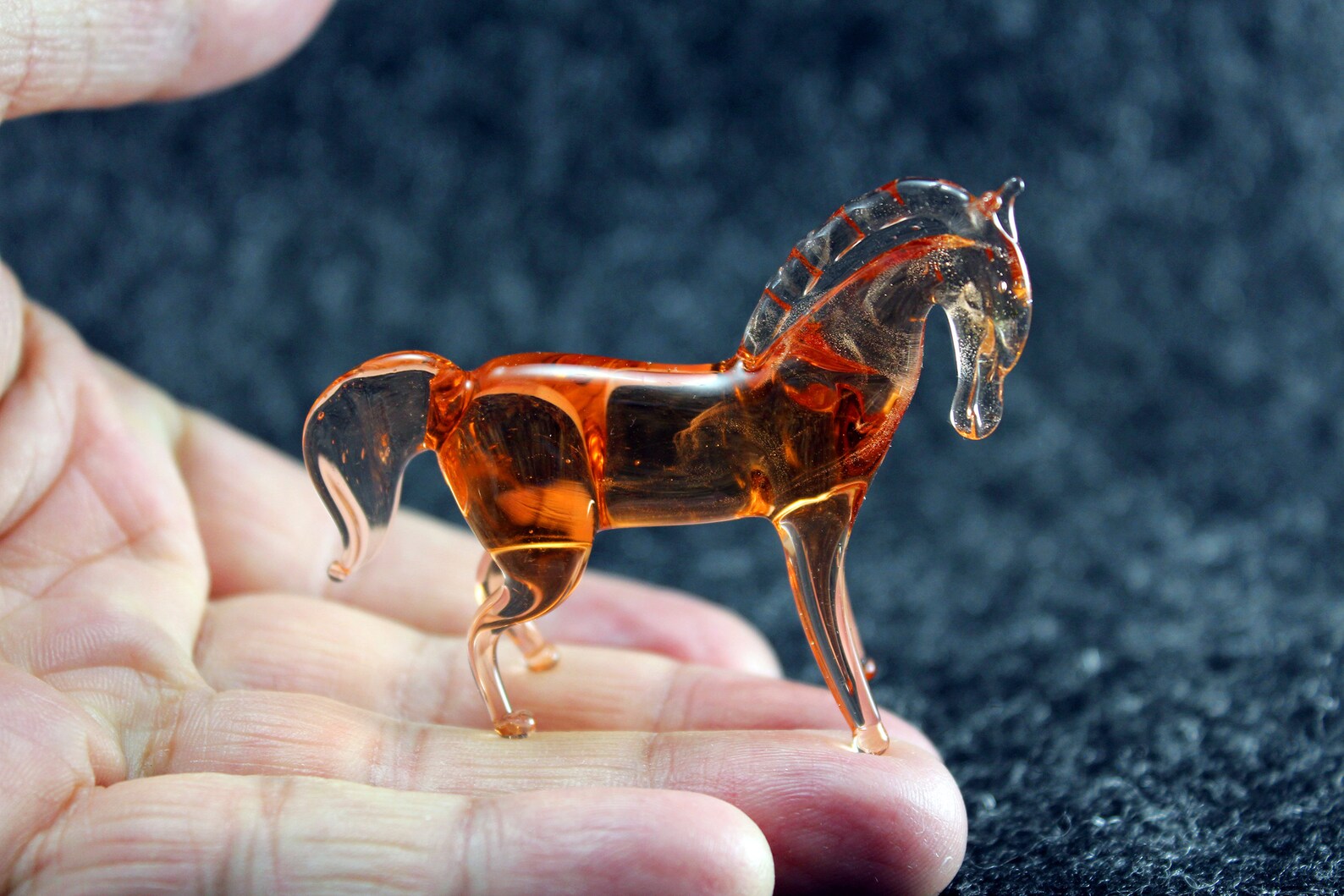 Glass Horse Art Glass Home Decor Glass Horse Fused Glass Horse Etsy