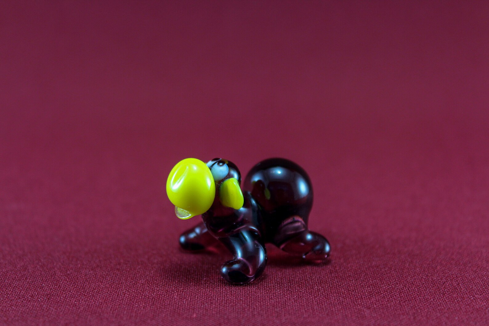 Glass Monkey Glass Figurine Monkey Figurine Glass Figurine Etsy