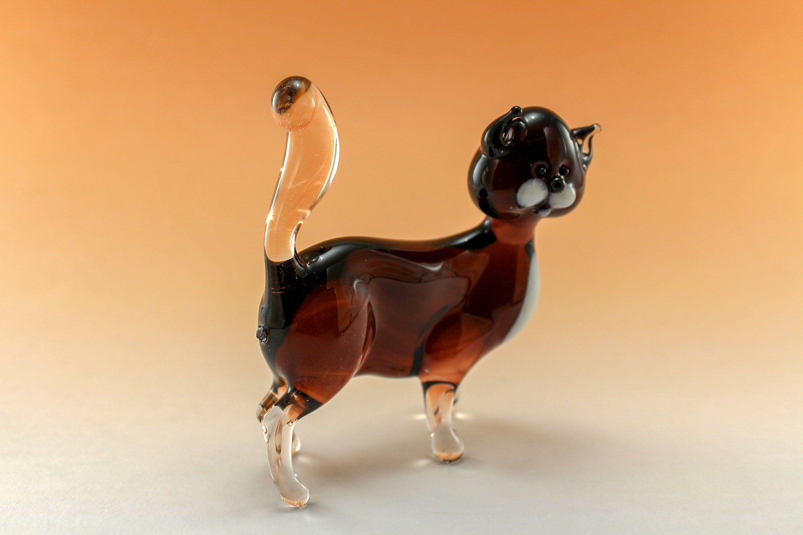 SEINHIJO Statua Gatto In Metallo 24 Cm - Decorazione Moderna Per Casa, Regalo Elegante Per Amanti Degli Animali - Foto 9