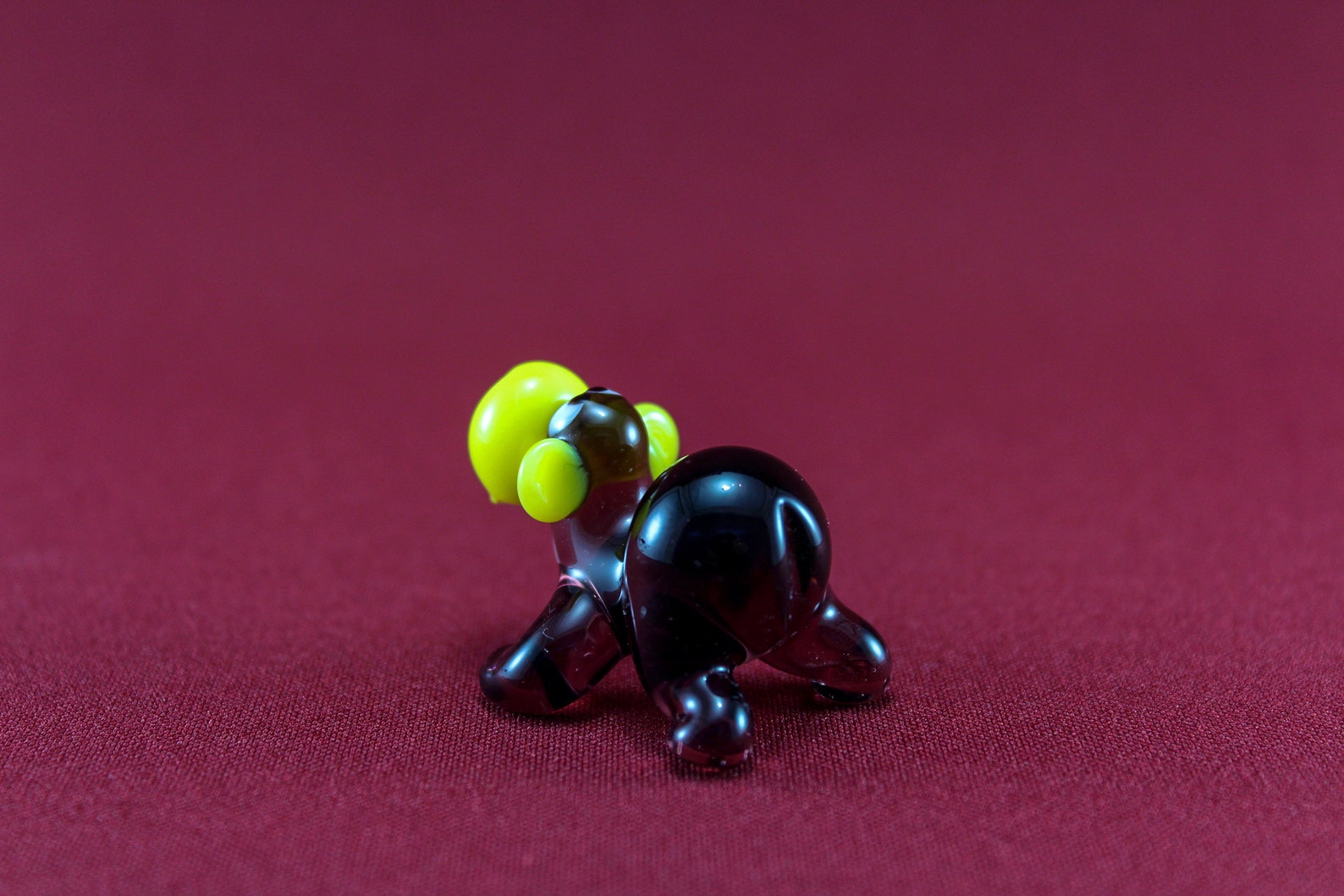 Glass Monkey Glass Figurine Monkey Figurine Glass Figurine Etsy