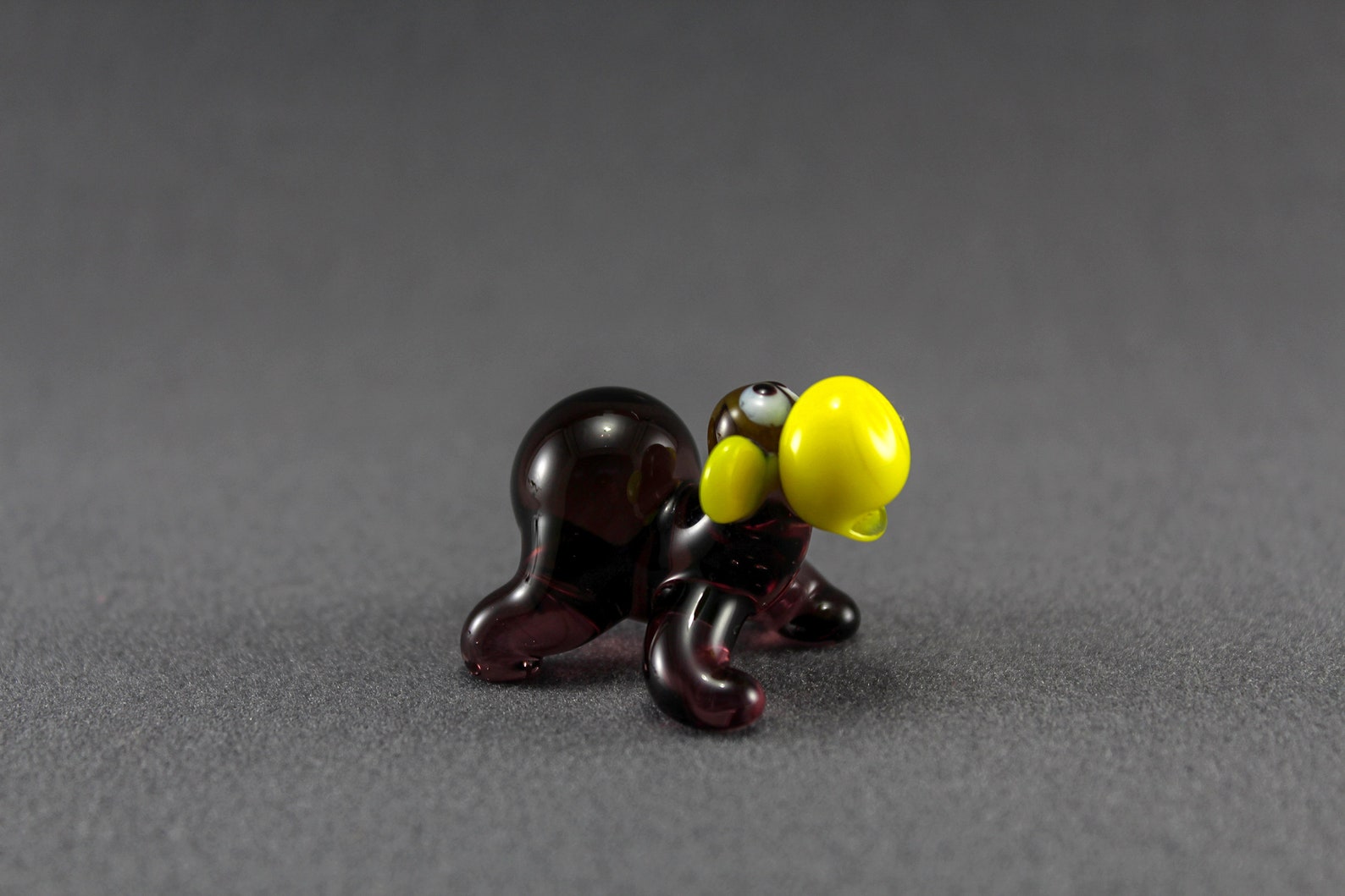 Glass Monkey Glass Figurine Monkey Figurine Glass Figurine Etsy