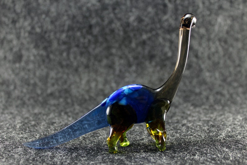 Glass Dinosaur Glass animal Birthday gift Etsy
