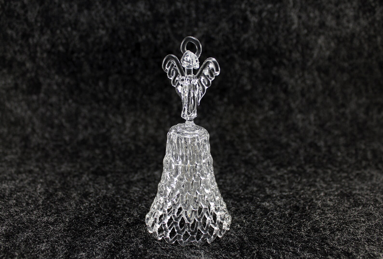 Glass bell Christmas angel Crystal bell Christmas bell Etsy