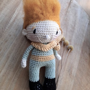 Petit Pierre le joli petit garcon, crochet doll, amigurumi, crochet, décor, petit garçon au crochet, cadeau enfant, poupée au crochet