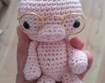 Porchi le petit cochon en crochet, amigurumi crochet, crochet pig, peluche, doudou, poupée crochet, crochet bébé