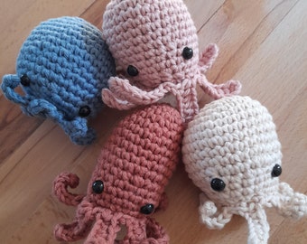Octopus le joli poulpe, crochet doll, crochet amigurumi, cadeau crochet, poulpe au crochet, crochet baby
