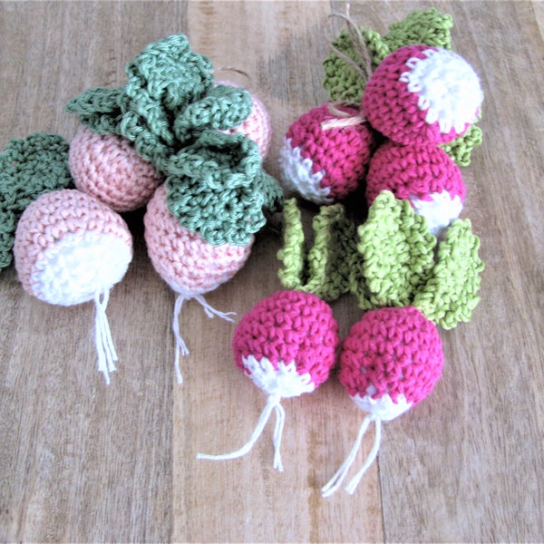 Crochet Radish Etsy