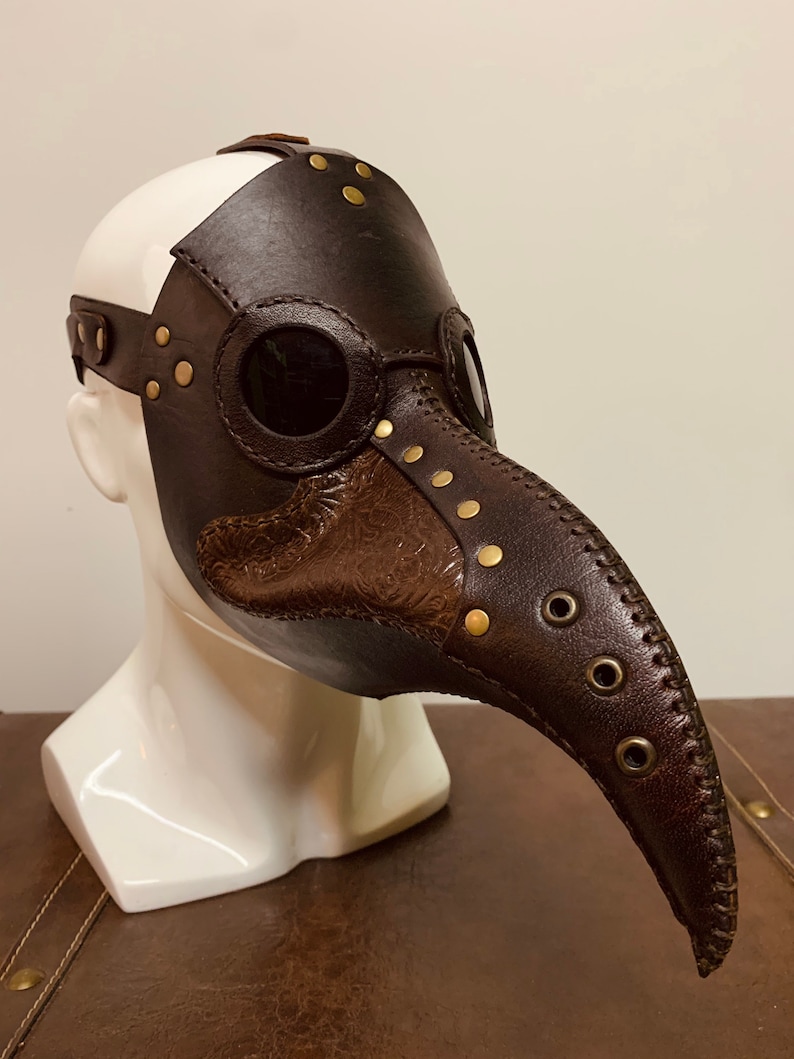 Leather Plague Doctor Mask (Made to Order) image 6