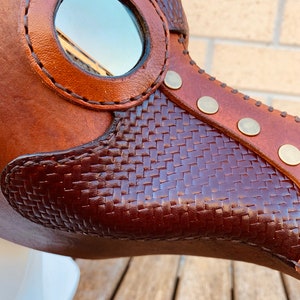 Leather Plague Doctor Mask (Made to Order) image 3