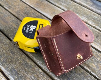 Leather Tape-measure Pouch (Made to Order)