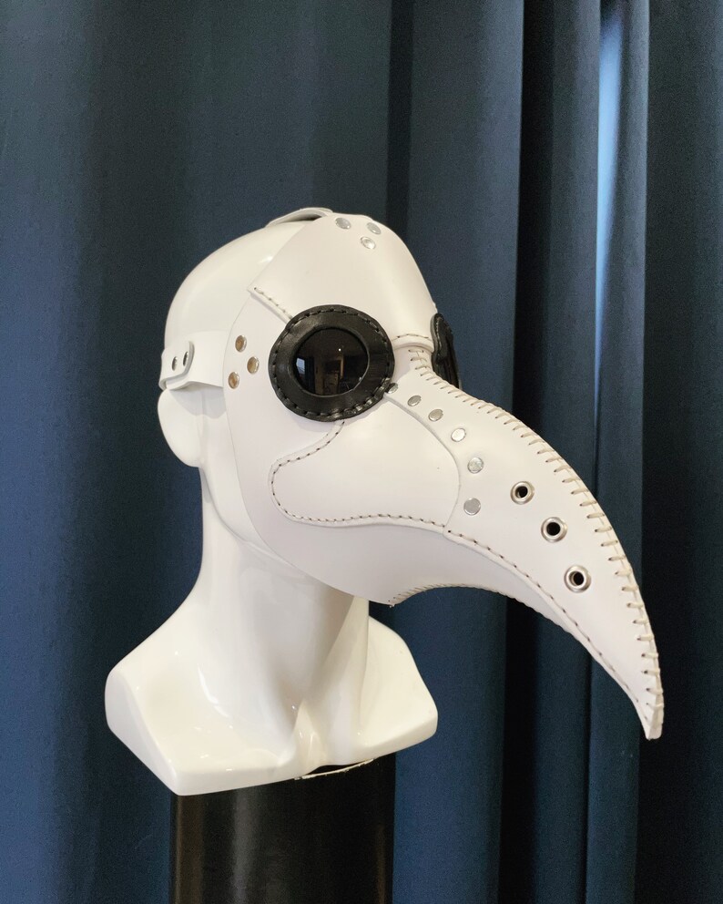 Leather Plague Doctor Mask (Made to Order) image 9