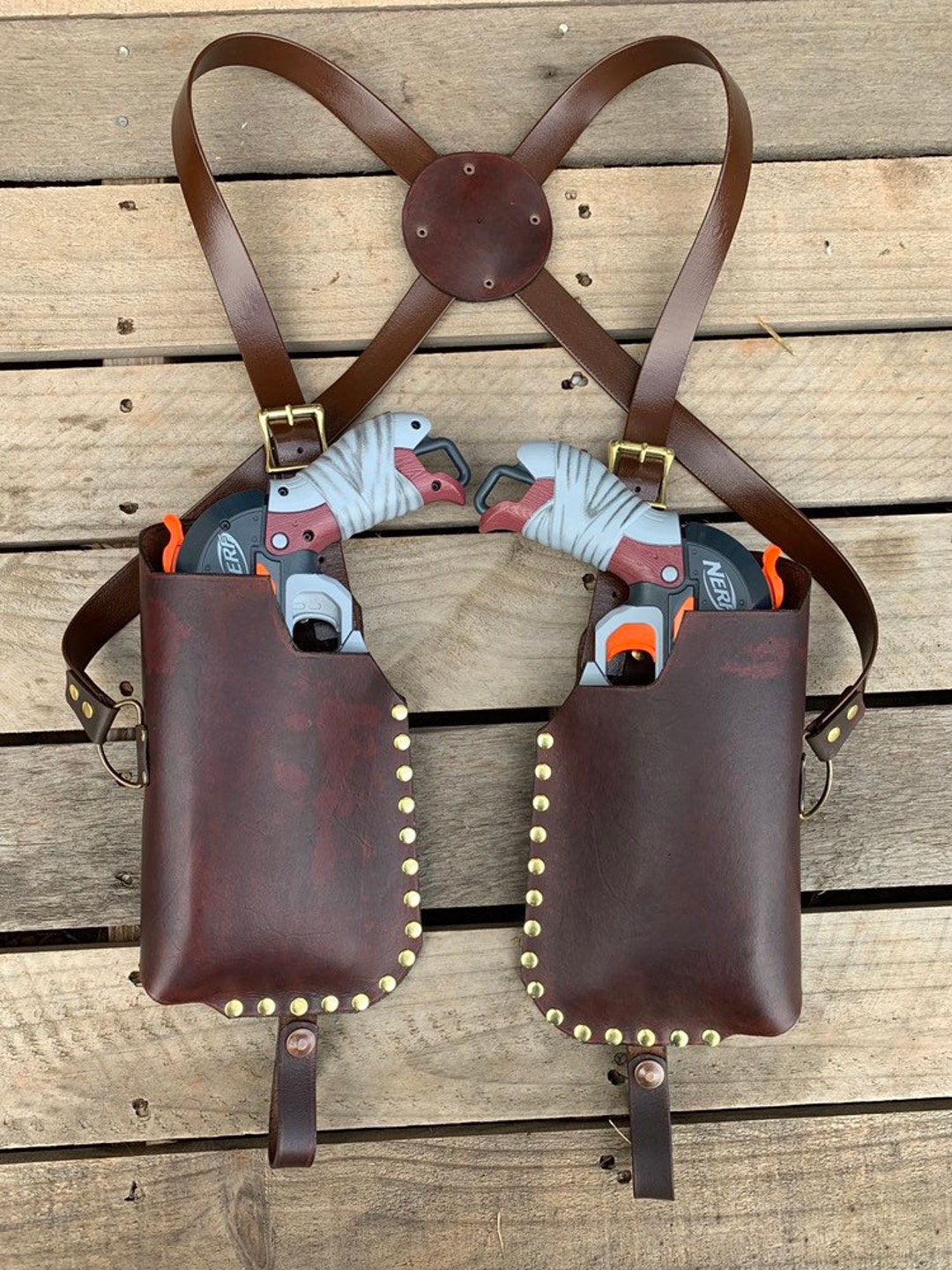 Double Hammershot Shoulder Holster (made to Order) - Etsy