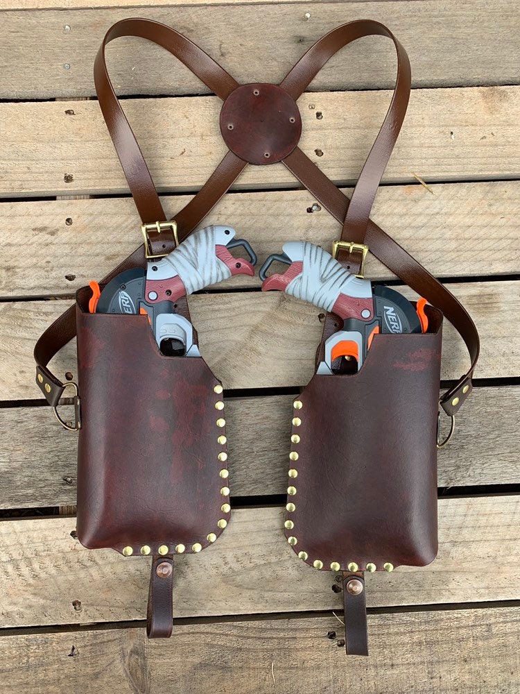 Double Hammershot Shoulder Holster (made to Order) - Etsy