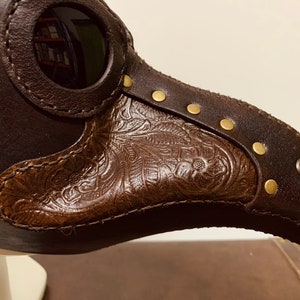 Leather Plague Doctor Mask (Made to Order) image 7
