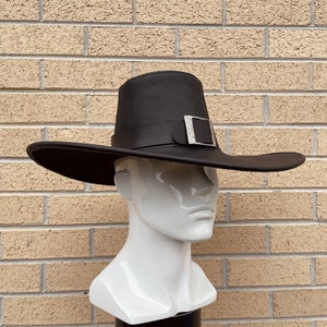 Leather Vampire-Hunter Hat (Made to Order)