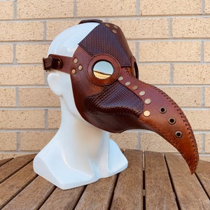 Leather Plague Doctor Mask (Made to Order) image 2