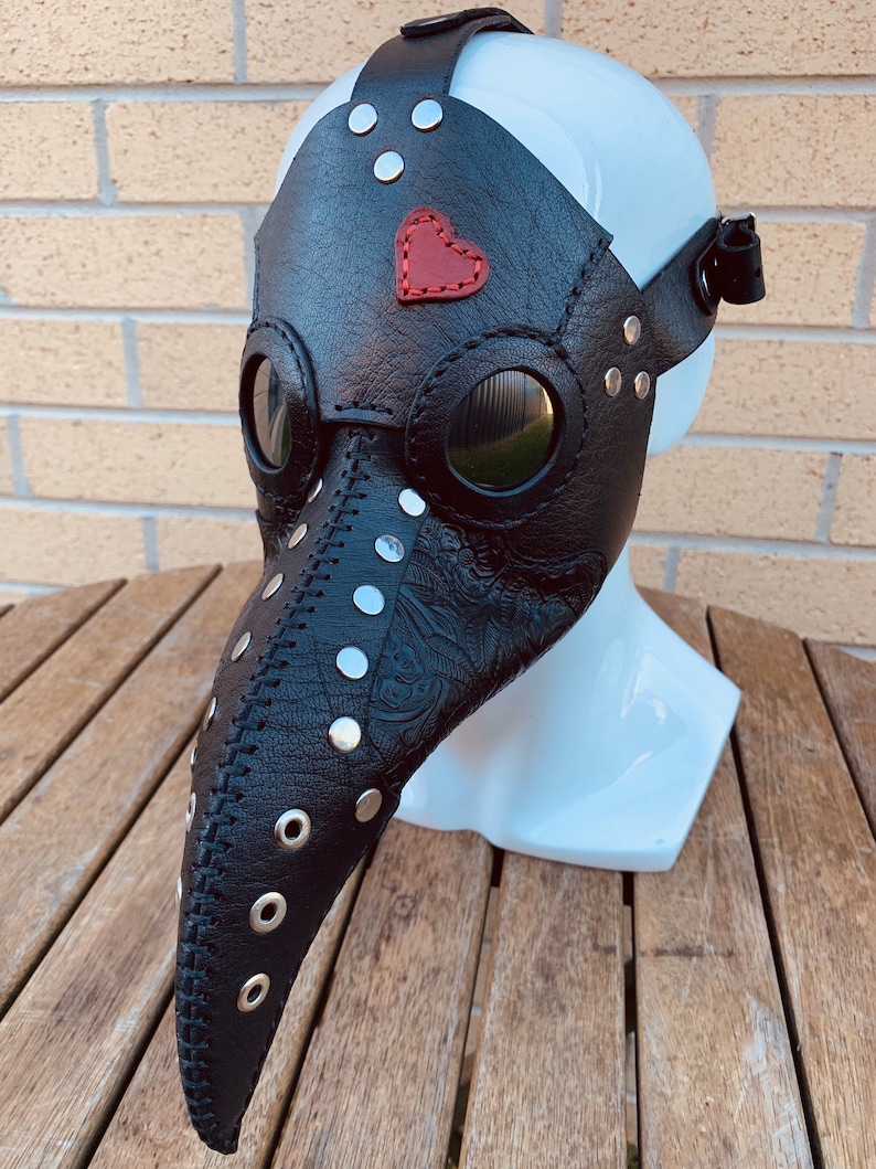 Leather Plague Doctor Mask (Made to Order) image 5