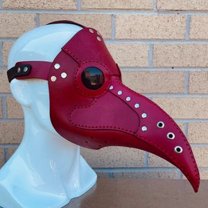 Leather Plague Doctor Mask (Made to Order) image 8