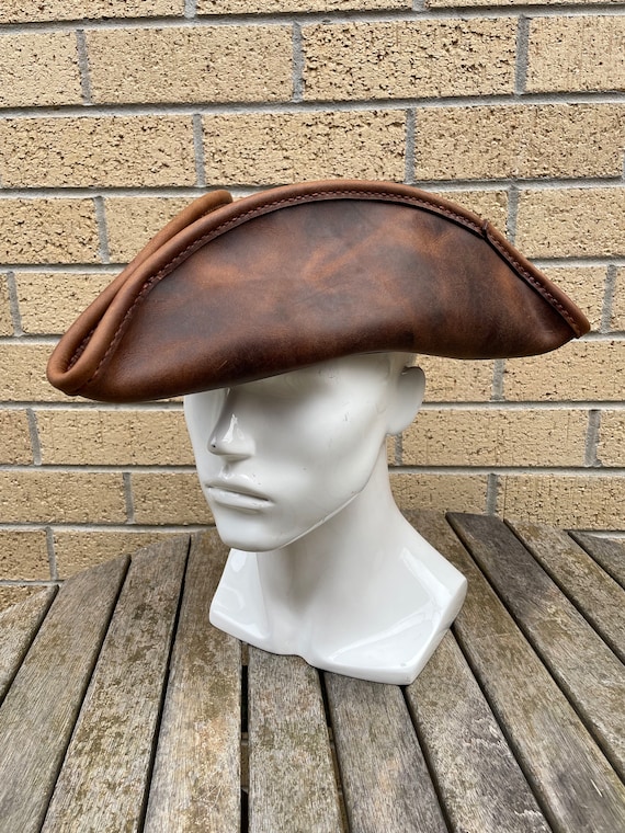 Leather Pirate Hat (made to Order) - Etsy display picture 2