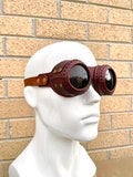 Steampunk Leather Goggles (Made to Order)
