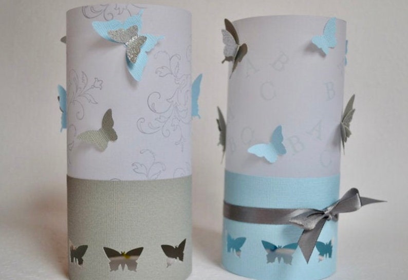 Windlight Light Envelope Table Decoration Training Butterflies