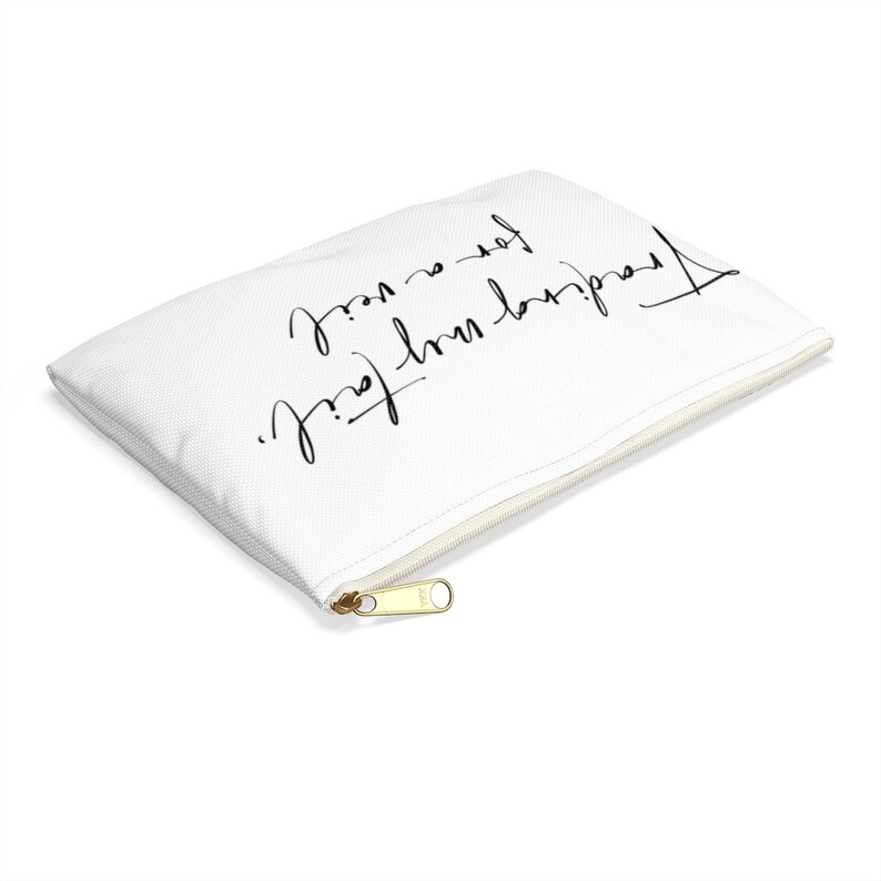 Mermaid Bride - Accessory Pouch / MakeUp Bag - "Trading my tail for a veil" image 7