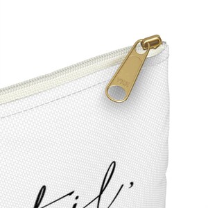 Mermaid Bride - Accessory Pouch / MakeUp Bag - "Trading my tail for a veil" image 8