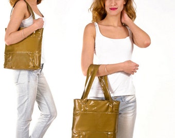 voluminous metallic bag