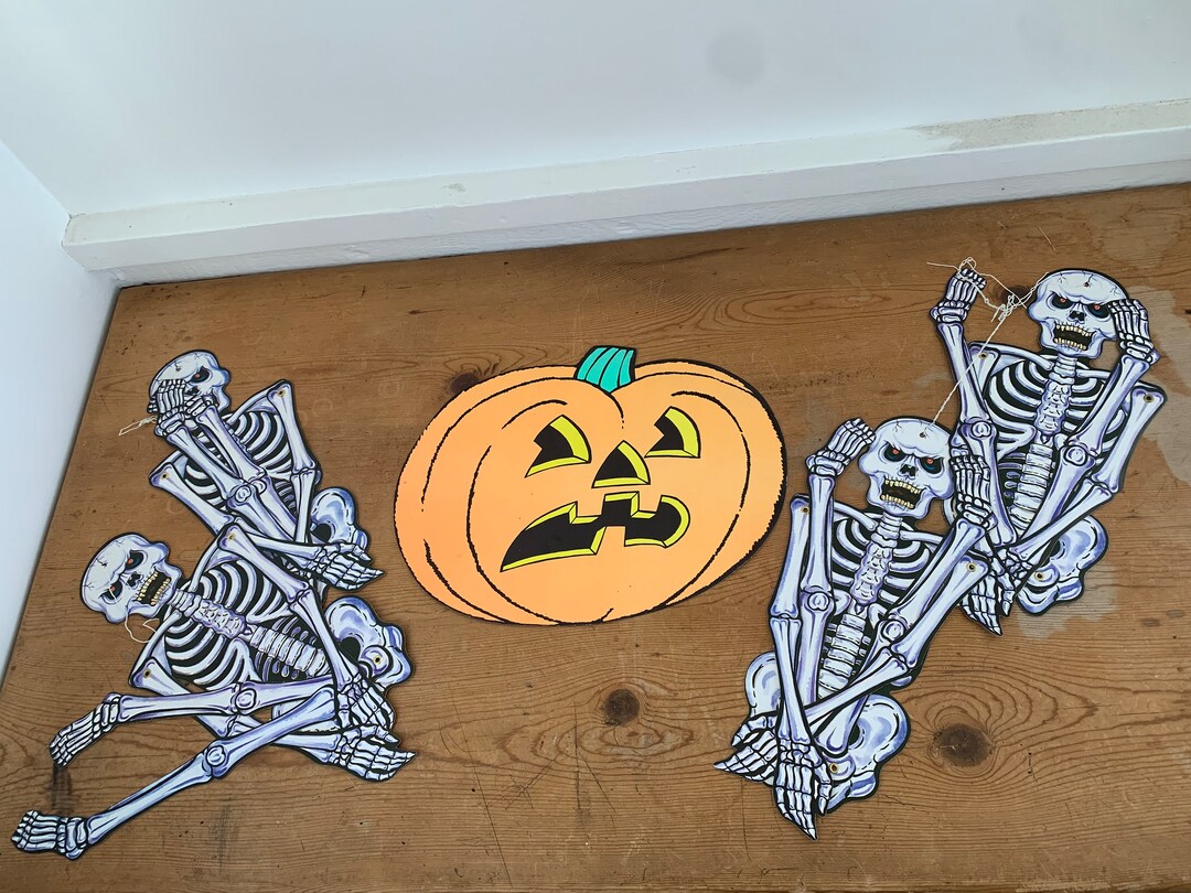 Die Cut Halloween Decor Vintage Halloween 4 Articulating Etsy