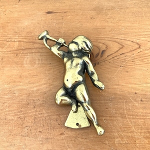 Brass Door Knocker Vintage Angel Door Knocker England Door Knocker