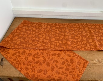 Pumpkin Table Runner 13” by 72” Sur La Table Orange Pumpkin Table Runner