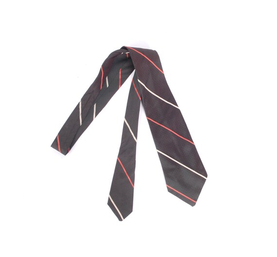 Vintage 40s Tie - 40s Striped Tie - 40s Iridescent