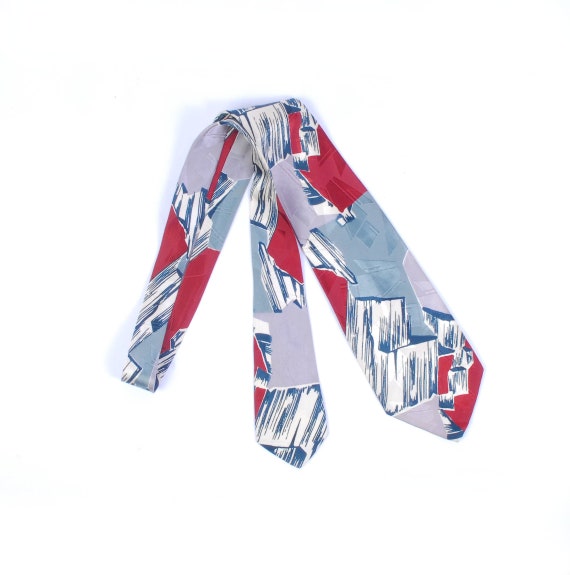 Vintage 40s Tie - 40s Necktie - 40s Cravat - Wide