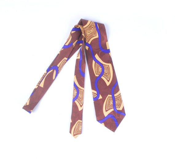 Vintage 50s Necktie - 50s Silk Necktie - 50s Moder