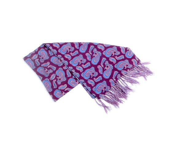 Vintage Opera Scarf - 50s Opera Scarf - Paisley Op