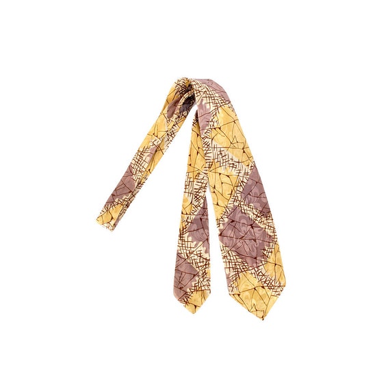 Vintage 50s Tie - 50s Tie - 50s Necktie - 50s Sati