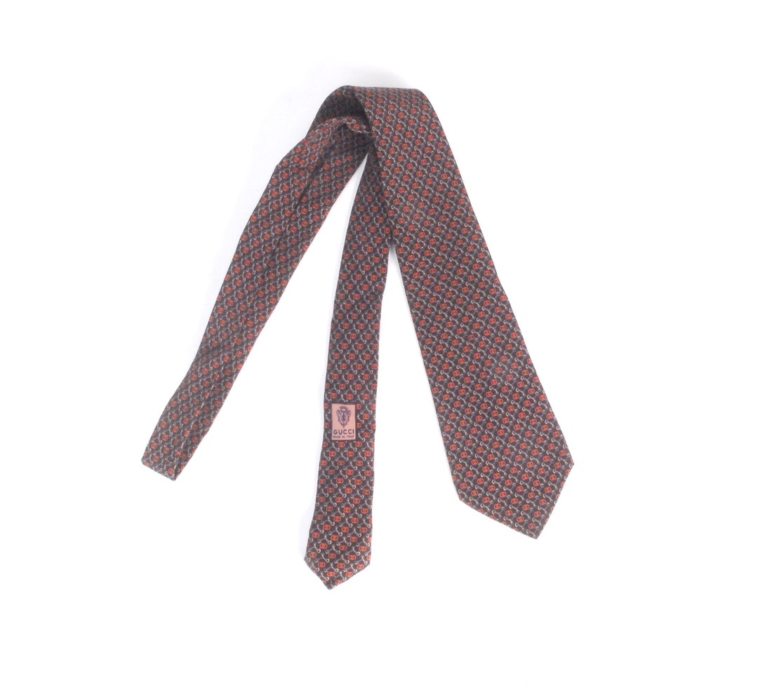 Vintage 70s Tie 70s Gucci Tie Vintage Gucci Tie Gucci Etsy