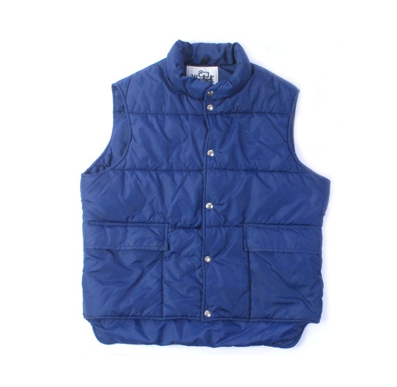 Vintage Wool Vest - 80s Woolrich Vest - North Fac