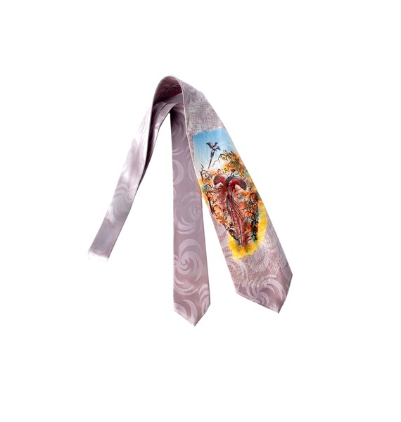 Vintage 40s Tie - 40s Necktie - 40s Cravat - Wide