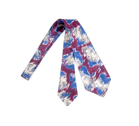 Vintage Teens Necktie - Vintage Teens Cravat - Vin