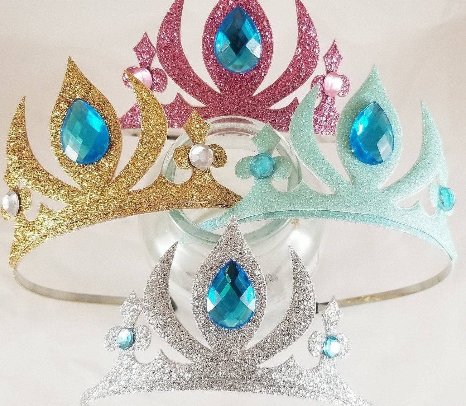 Elsa Crown Belle Crown Aurora Crown Glitter Crown Frozen | Etsy