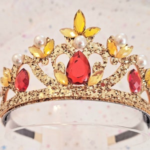 Belle Couronne, Couronne d'anniversaire, Belle diadème de princesse, Couronne Disney, Bandeau couronne, Couronne de princesse, Accessoires pour cheveux
