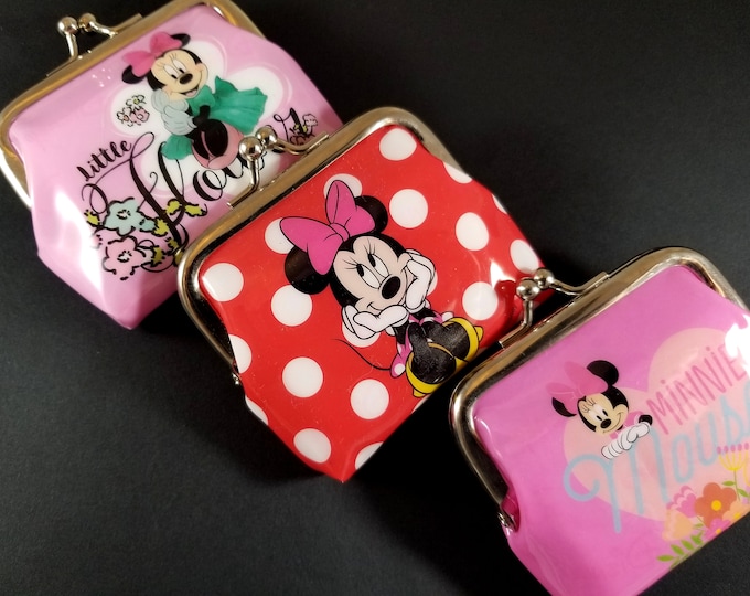 Minnie Mouse Coin Purse Etsy