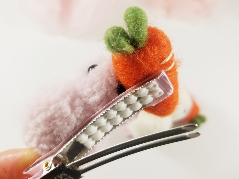 Bunny Hair Clip Rabbit Hair Clip Easter Bunny Clip Rabbit Etsy