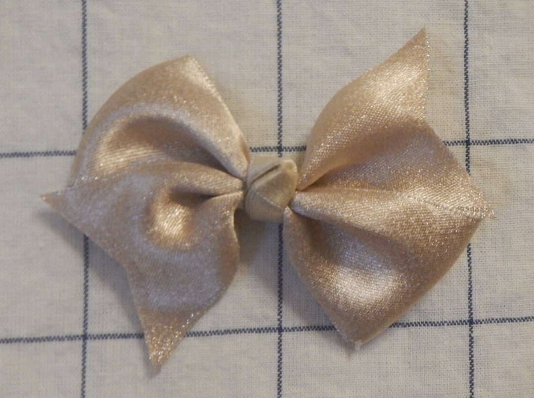 4,gold Color Hair Bow, Gold Hair Bow, Hair Bow for Girl, Gold Ribbon