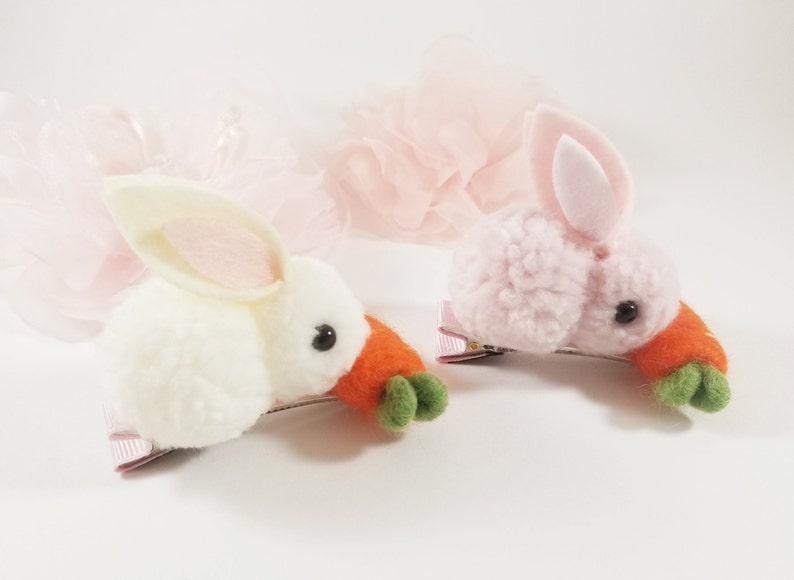 Bunny Hair Clip Rabbit Hair Clip Easter Bunny Clip Rabbit Etsy