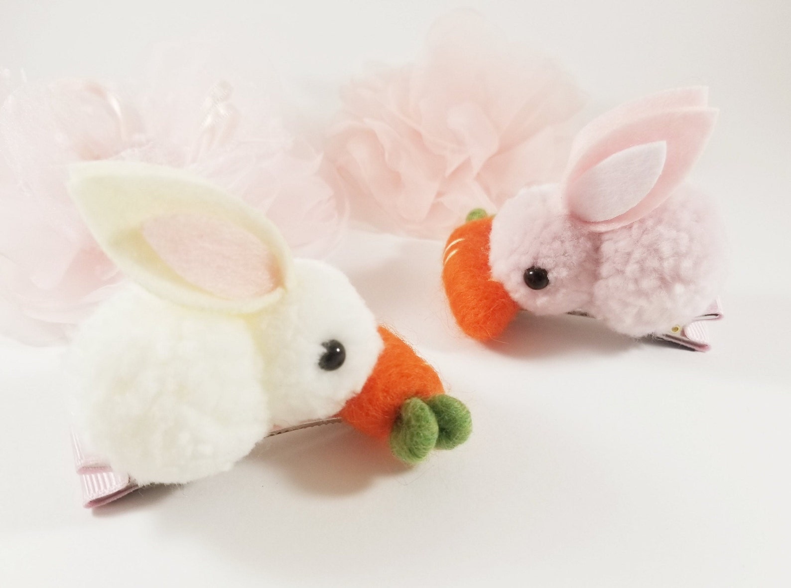 Bunny Hair Clip Rabbit Hair Clip Easter Bunny Clip Rabbit Etsy